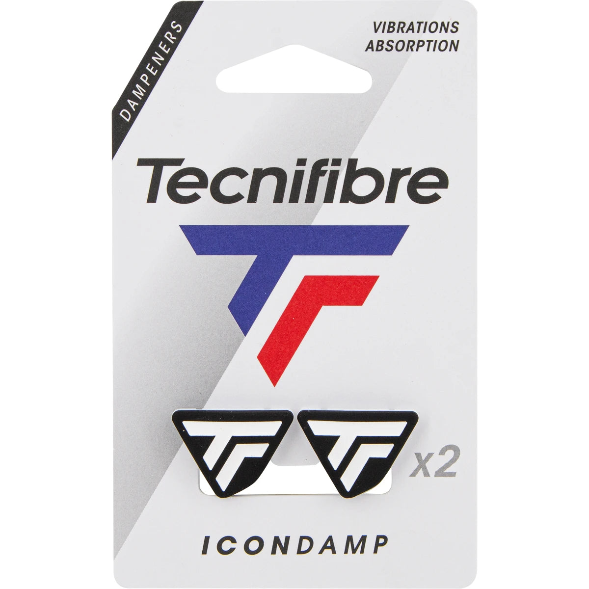 Antivibradores Tecnifibre Icon Damp Black/White X2