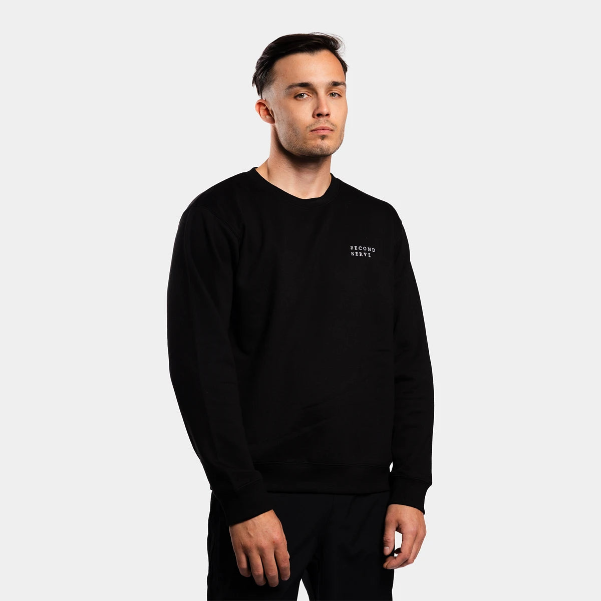 SUDADERA SECOND SERVE OPEN BASIC CREW