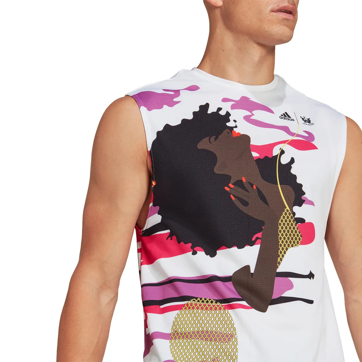 CAMISETA DE TIRANTES ADIDAS UNISEX NEW YORK UNITEFIT THEBE MAGUGU