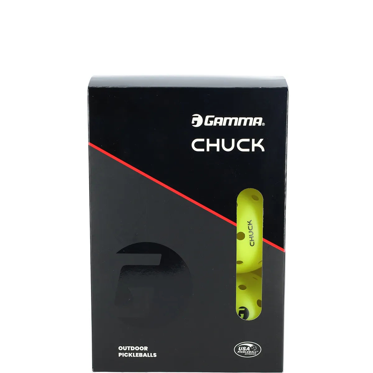 PACK DE 6 PELOTAS DE PICKLEBALL GAMMA CHUCK EXTERIOR