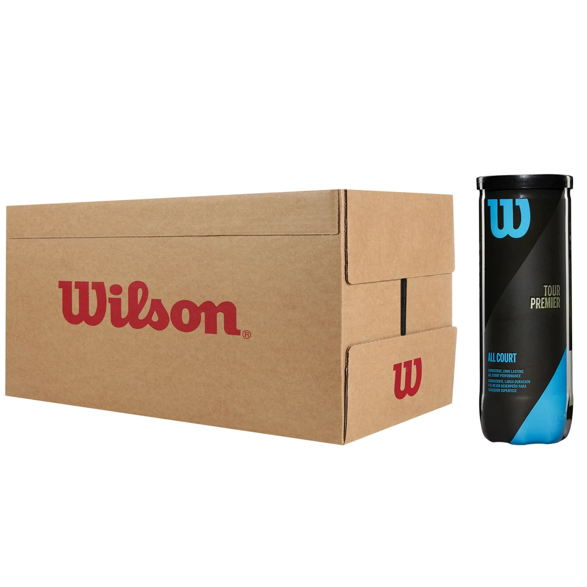 CAJA DE 24 TUBOS DE 3 PELOTAS WILSON TOUR PREMIER