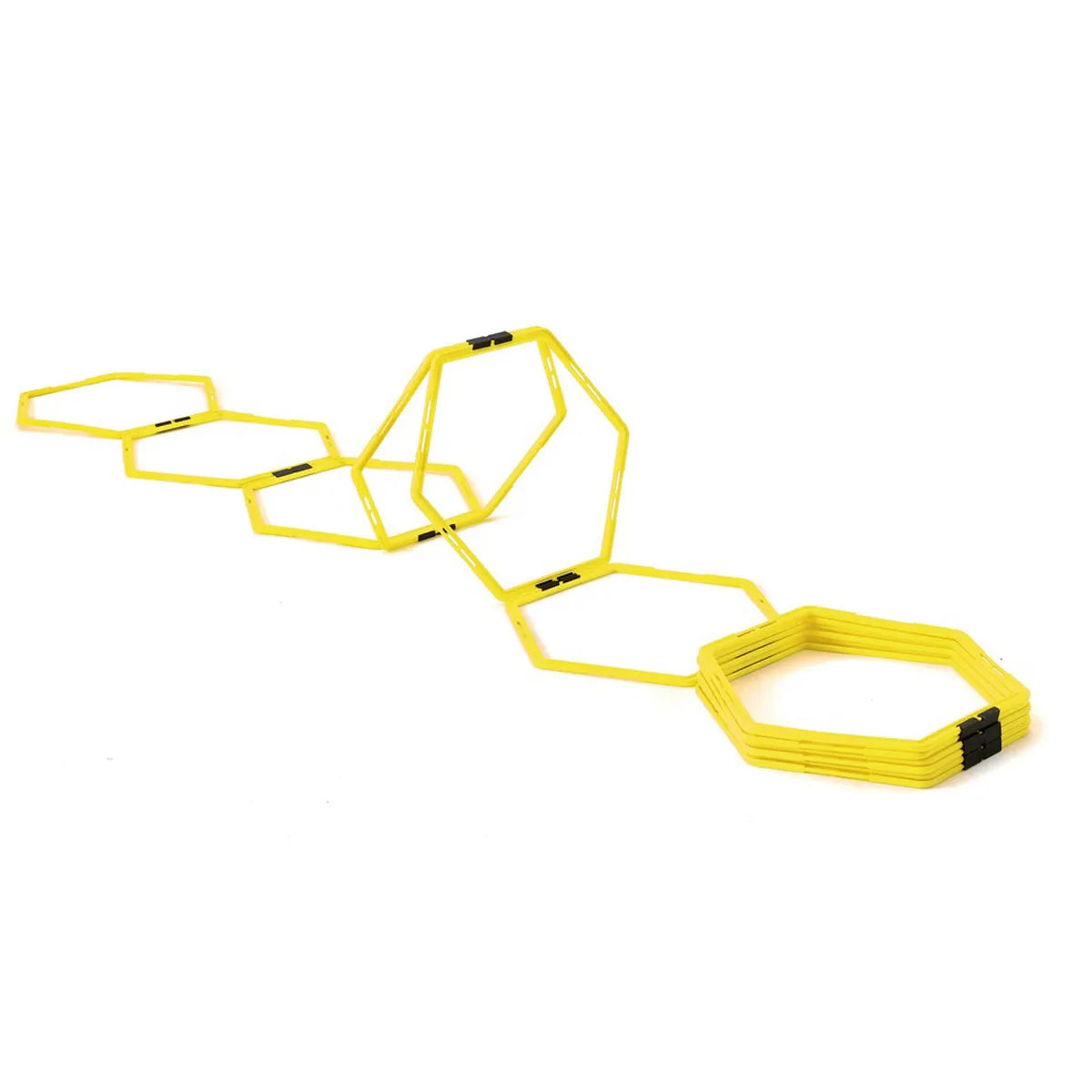 LOTE DE 12 AROS HEXAGONALES