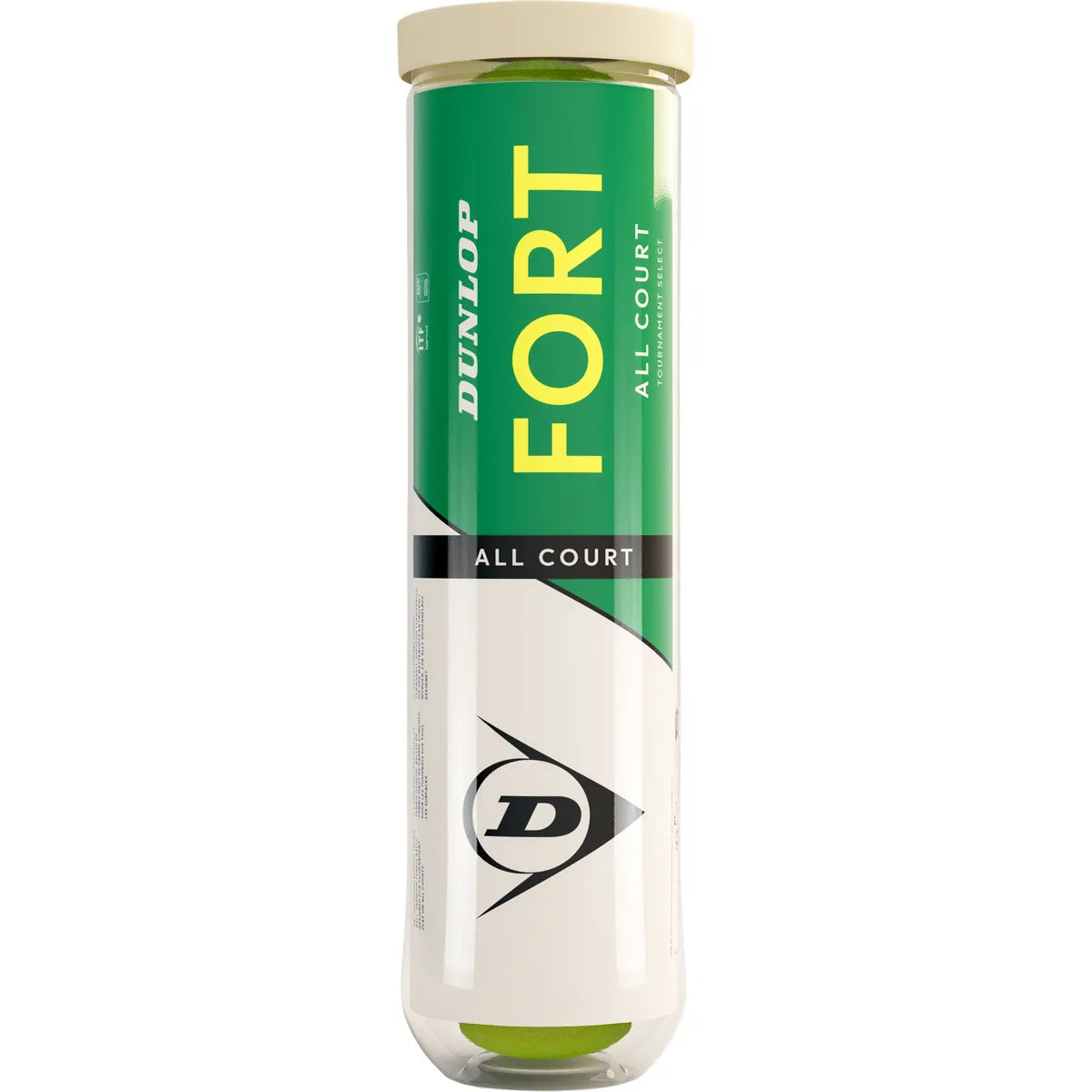 TUBO DE 4 PELOTAS DUNLOP FORT TOURNAMENT SELECT