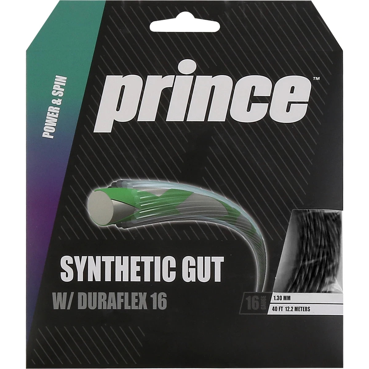CORDAJE PRINCE SUPER SYNTHETIC GUT DURAFLEX 16 (12 METROS)