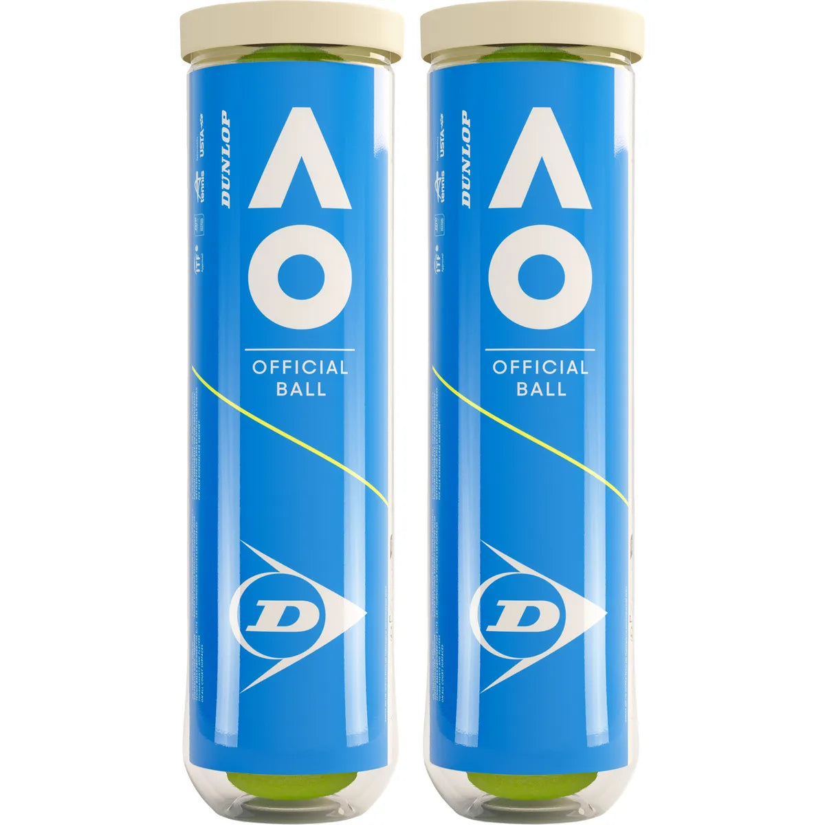 BIPACK DE 4 PELOTAS DUNLOP AUSTRALIAN OPEN