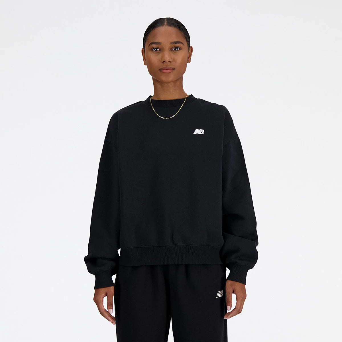 SUDADERA NEW BALANCE MUJER FLEECE CREW