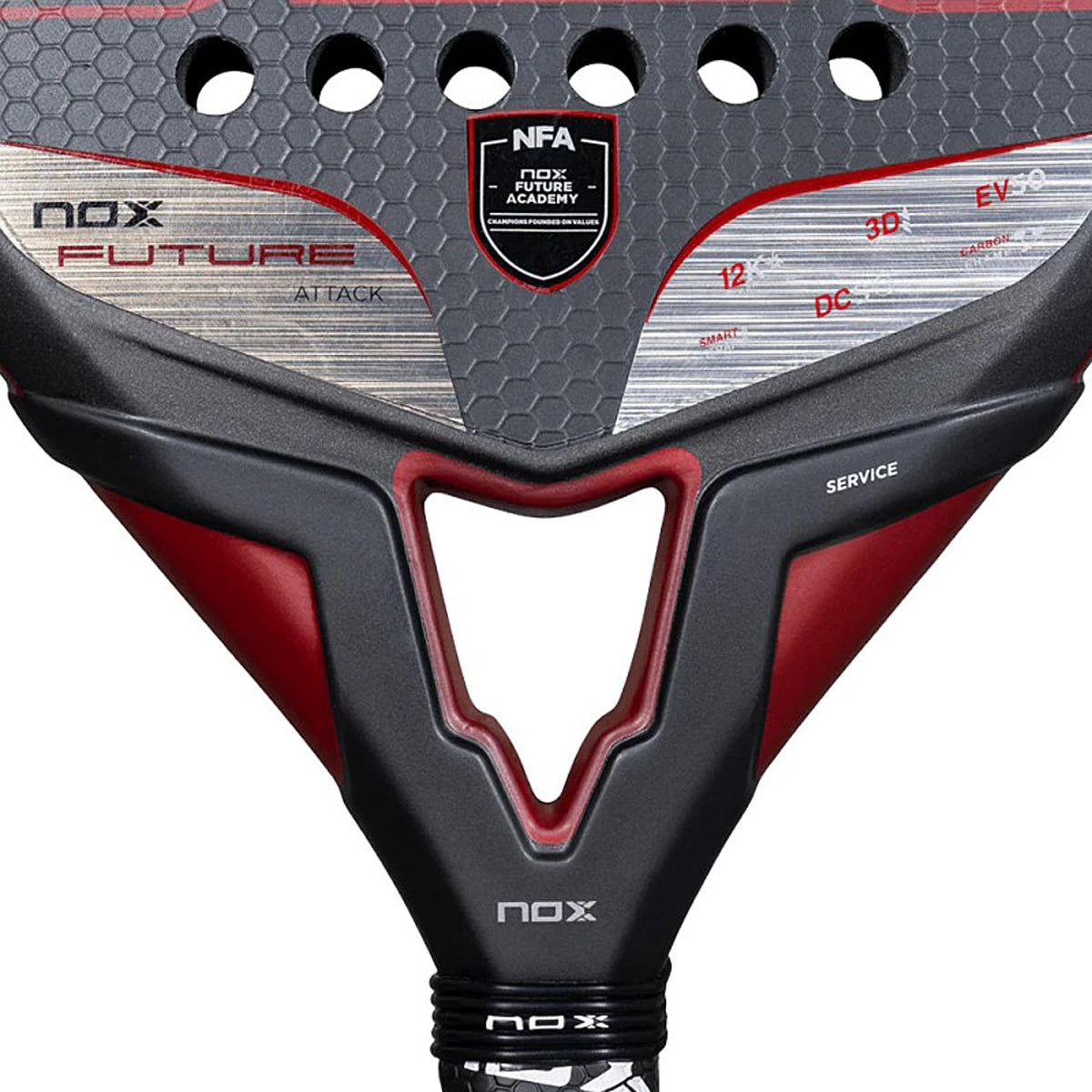 RAQUETA DE PÁDEL NOX FUTURE ATTACK 12K ALUM