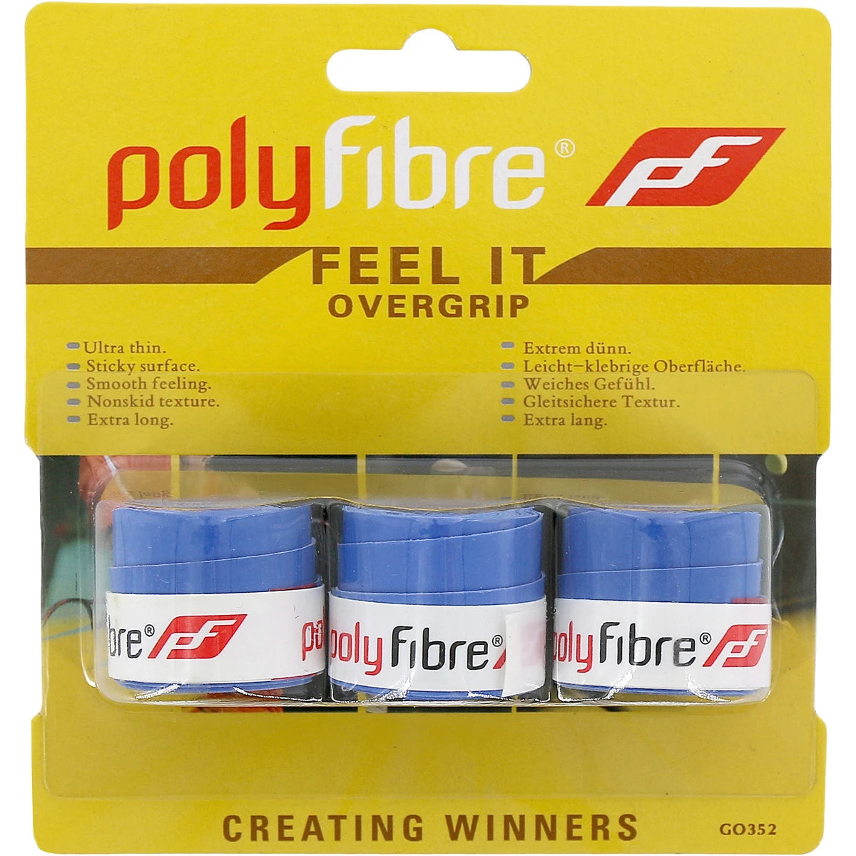 SOBREGRIPS POLYFIBRE FEEL IT x3