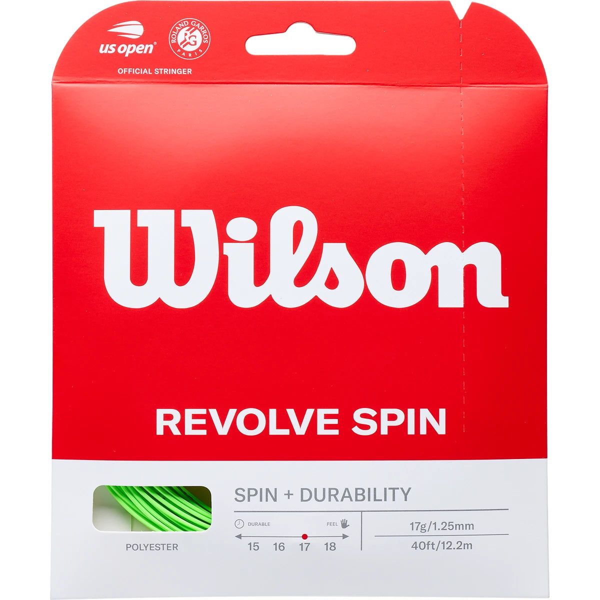 CORDAJE WILSON REVOLVE SPIN (12 METROS)