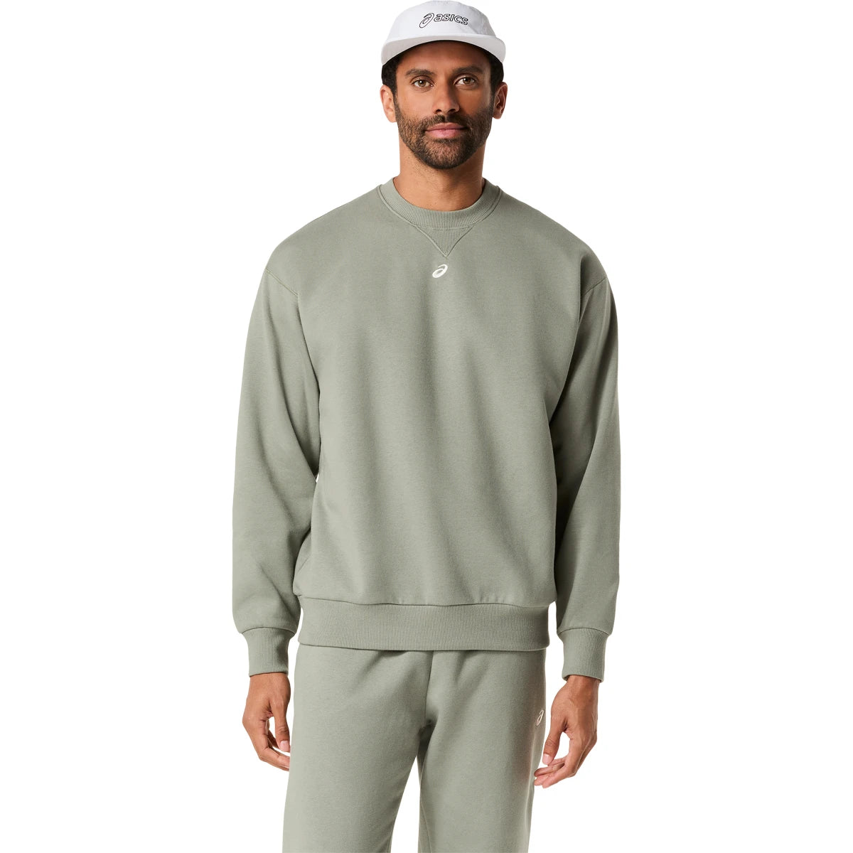 SUDADERA ASICS FLEECE CUELLO REDONDO
