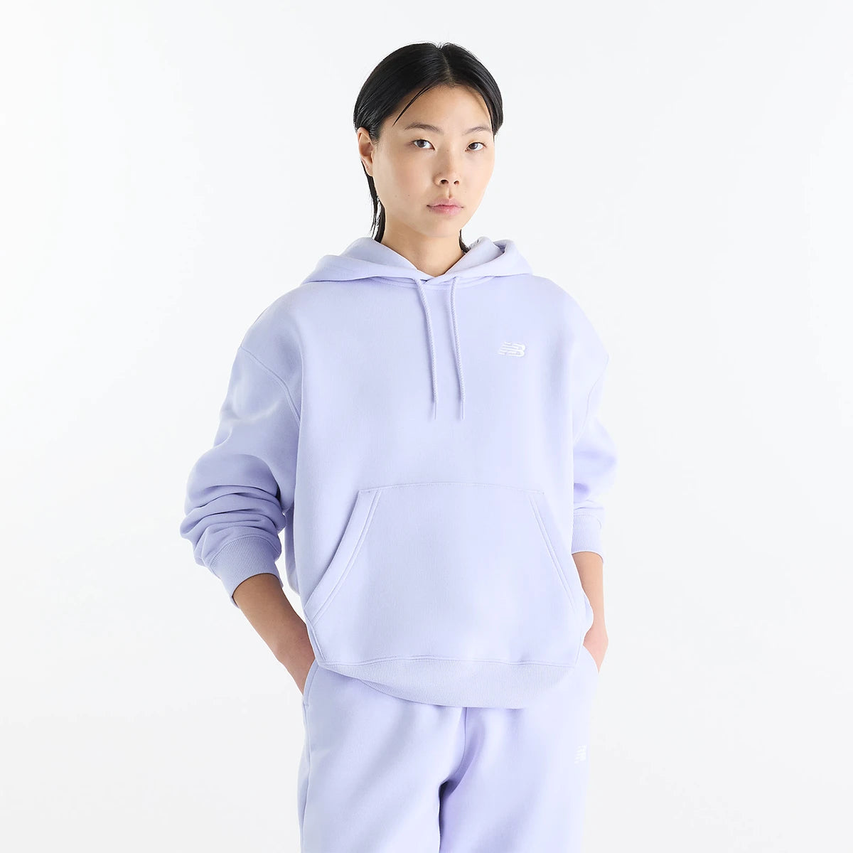 SUDADERA CON CAPUCHA NEW BALANCE MUJER FLEECE HOODIE