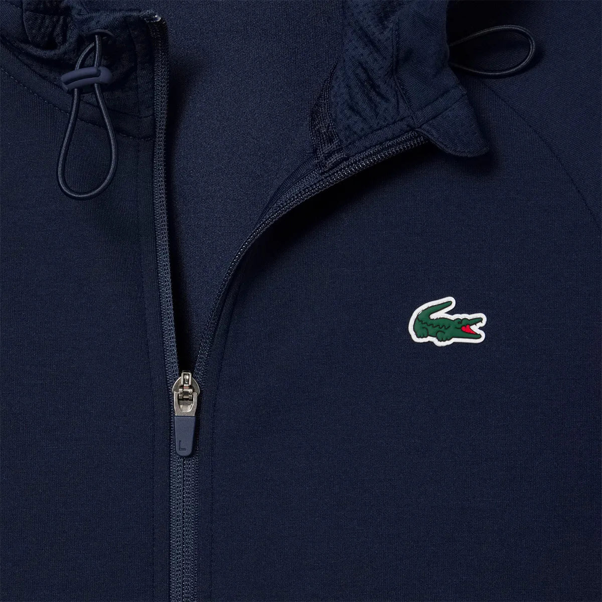 SUDADERA LACOSTE CORE PERRFORMANCE CON CAPUCHA FZ MESH