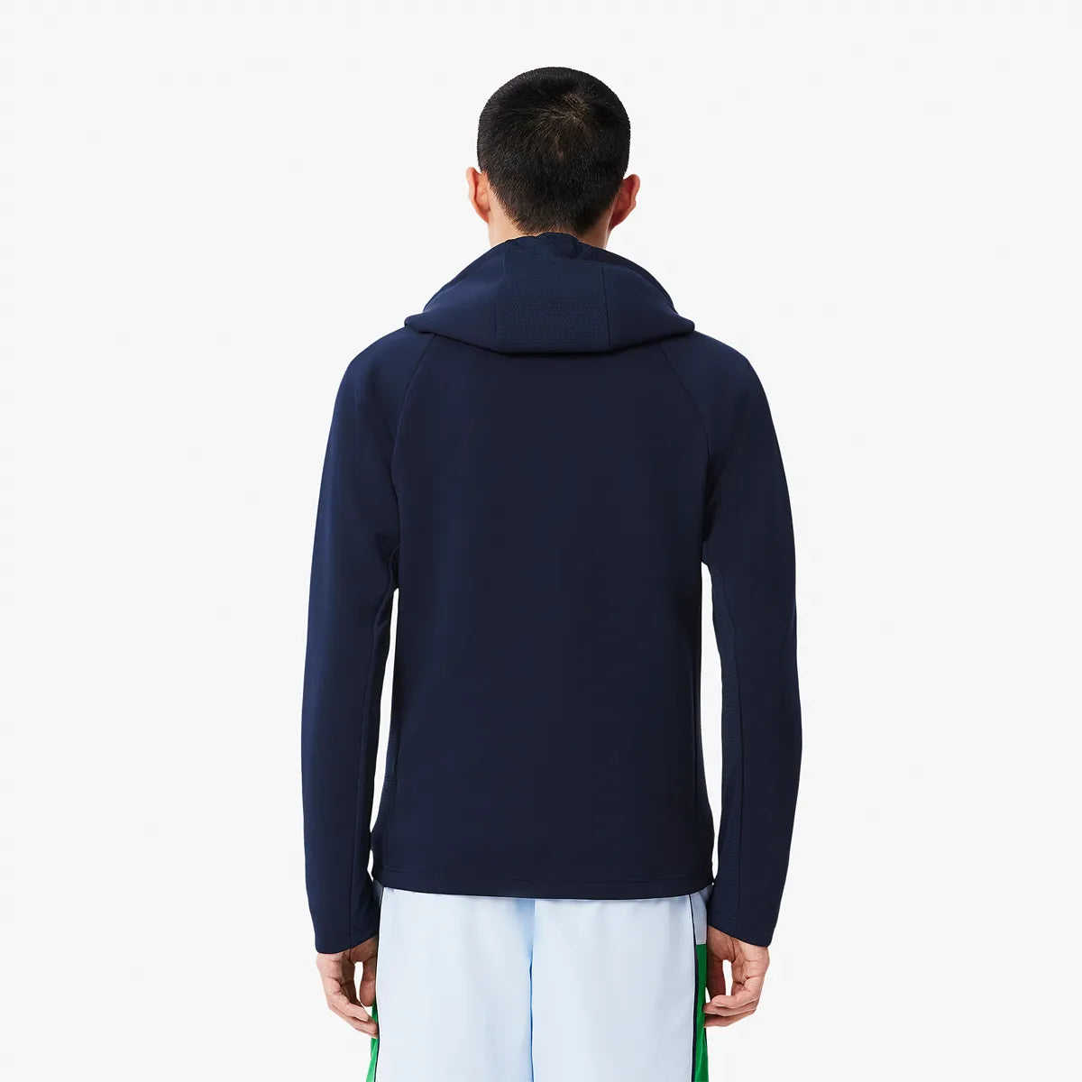 SUDADERA LACOSTE CORE PERRFORMANCE CON CAPUCHA FZ MESH