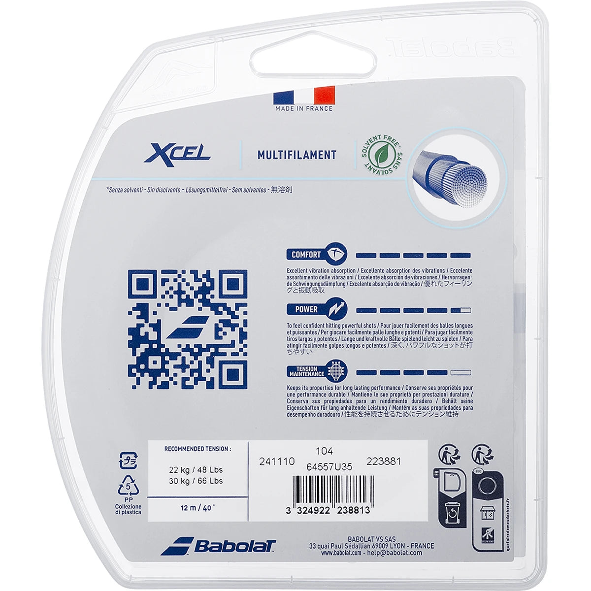 Cordage Babolat Xcel (12 Mètres)