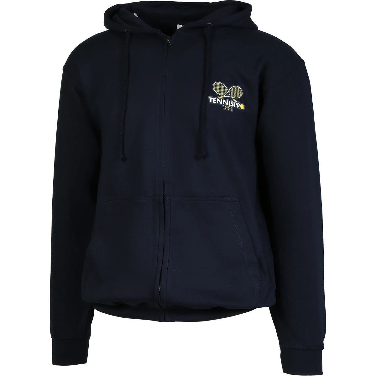 SUDADERA TENISPRO UNISEX CON CAPUCHA Y CREMALLERA COMPLETA