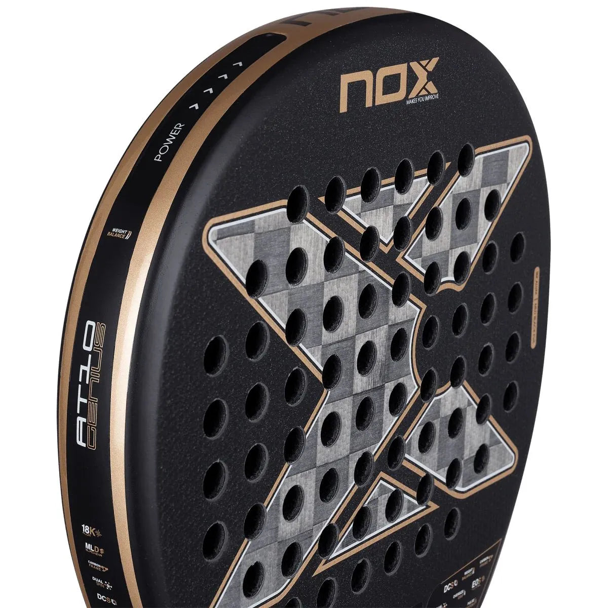 Raqueta Test de Pádel Nox AT10 Genius 18K Alum By Agustin Tapia