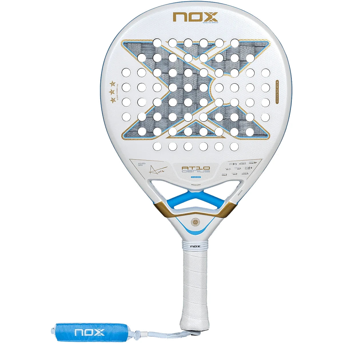 RAQUETA DE PÁDEL NOX AT10 GENIUS 18K BUENOS AIRES