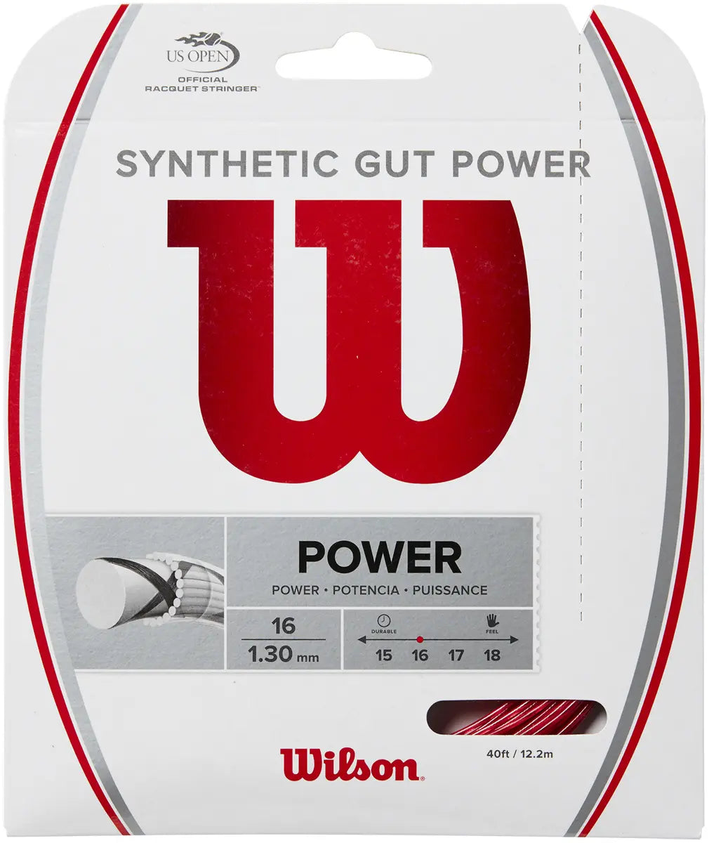 CORDAJE WILSON SYNTHETIC GUT POWER (12,20 METROS)
