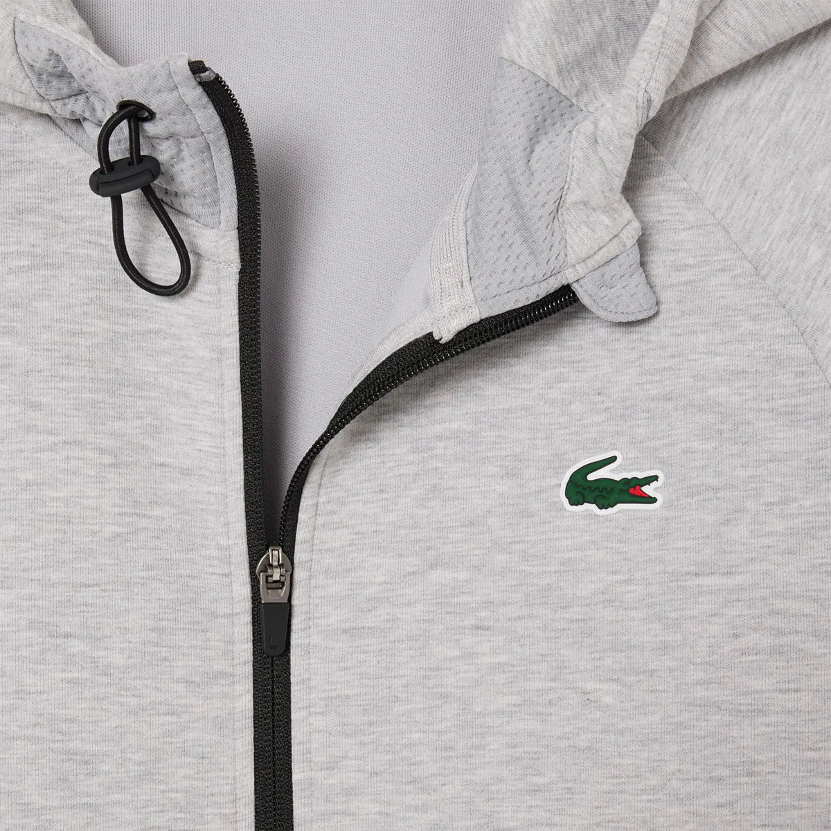 SUDADERA LACOSTE CORE PERFORMANCE CON CAPUCHA FZ MESH