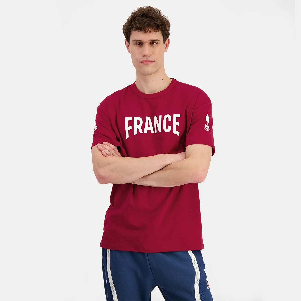 CAMISETA LE COQ SPORTIF FRANCE OLYMPIQUE VILLAGE