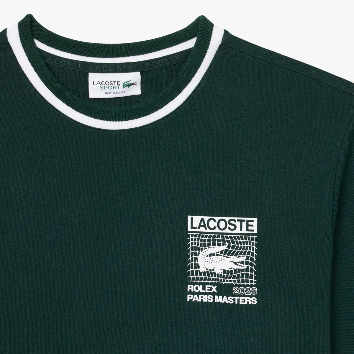 CAMISETA LACOSTE ROLEX PARIS MASTERS GRAPHIC