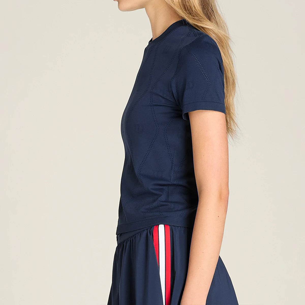 CAMISETA WILSON MUJER SIN COSTURAS MANGA CORTA