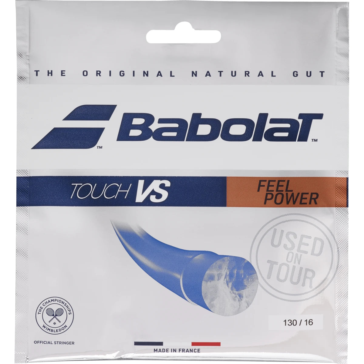 CORDAJE BABOLAT BOYAU NATURAL VS TOUCH (12 METROS)