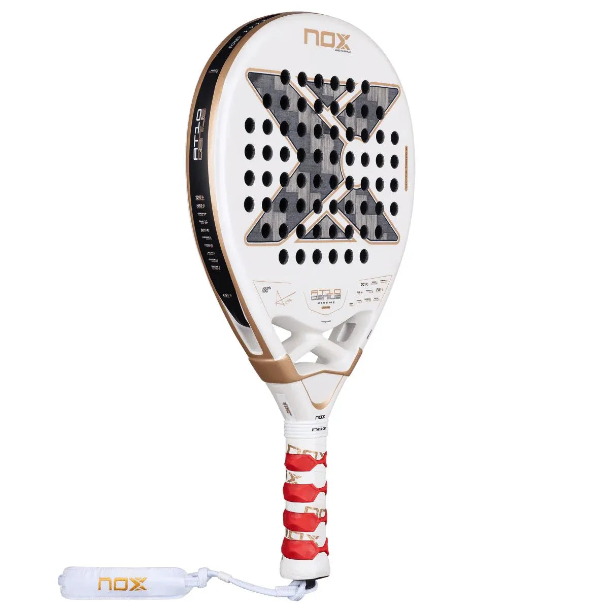 RAQUETA DE PÁDEL NOX AT10 GENIUS 12K ALUM XTREME BY AGUSTIN TAPIA 2026