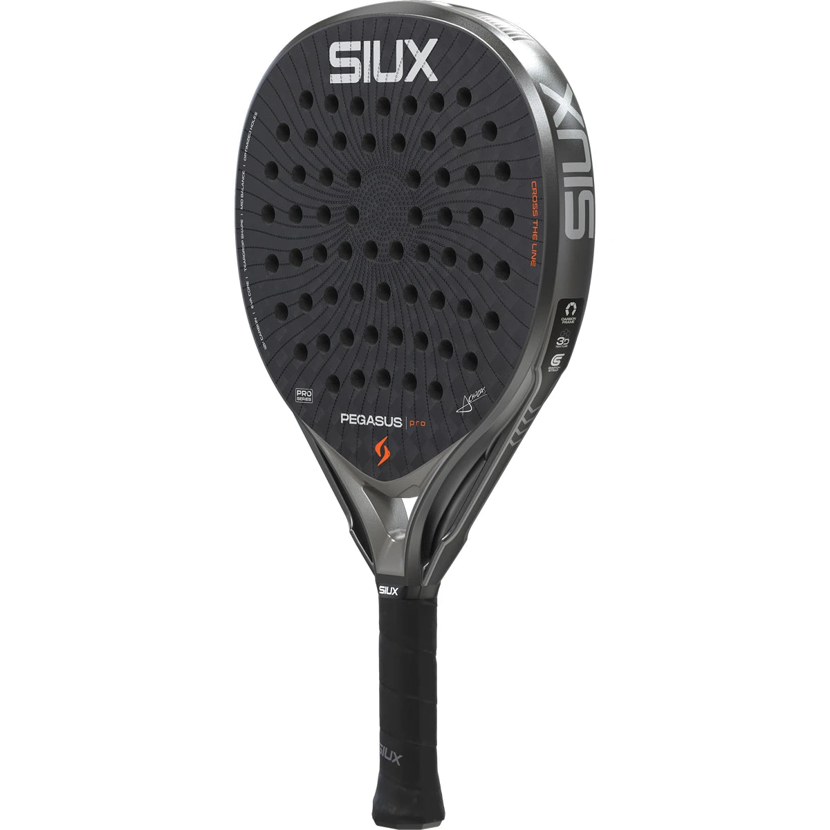 RAQUETA DE PÁDEL SIUX PEGASUS PRO 2026 STORM GREY