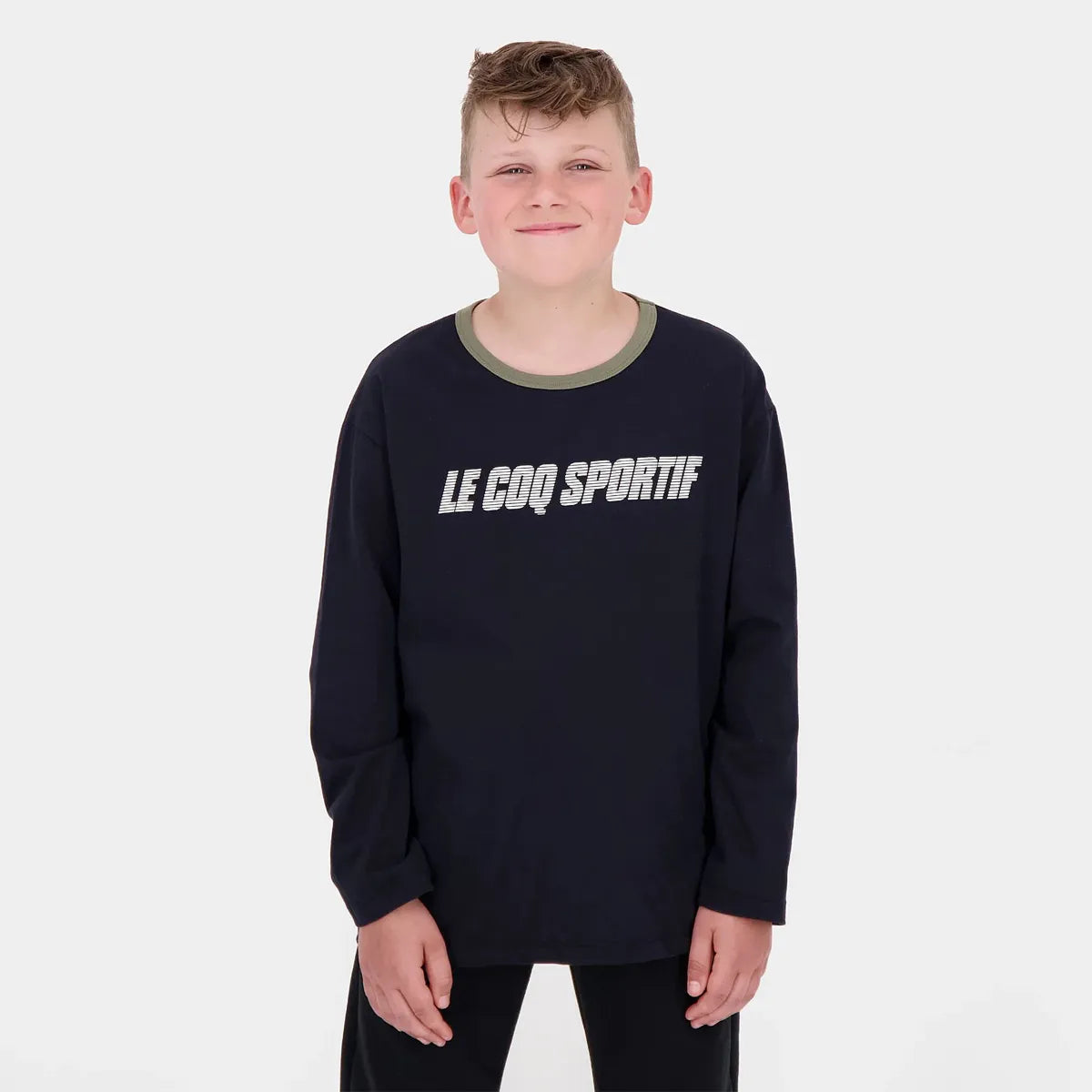 CAMISETA LE COQ SPORTIF JUNIOR MANGA LARGA GRÁFICA