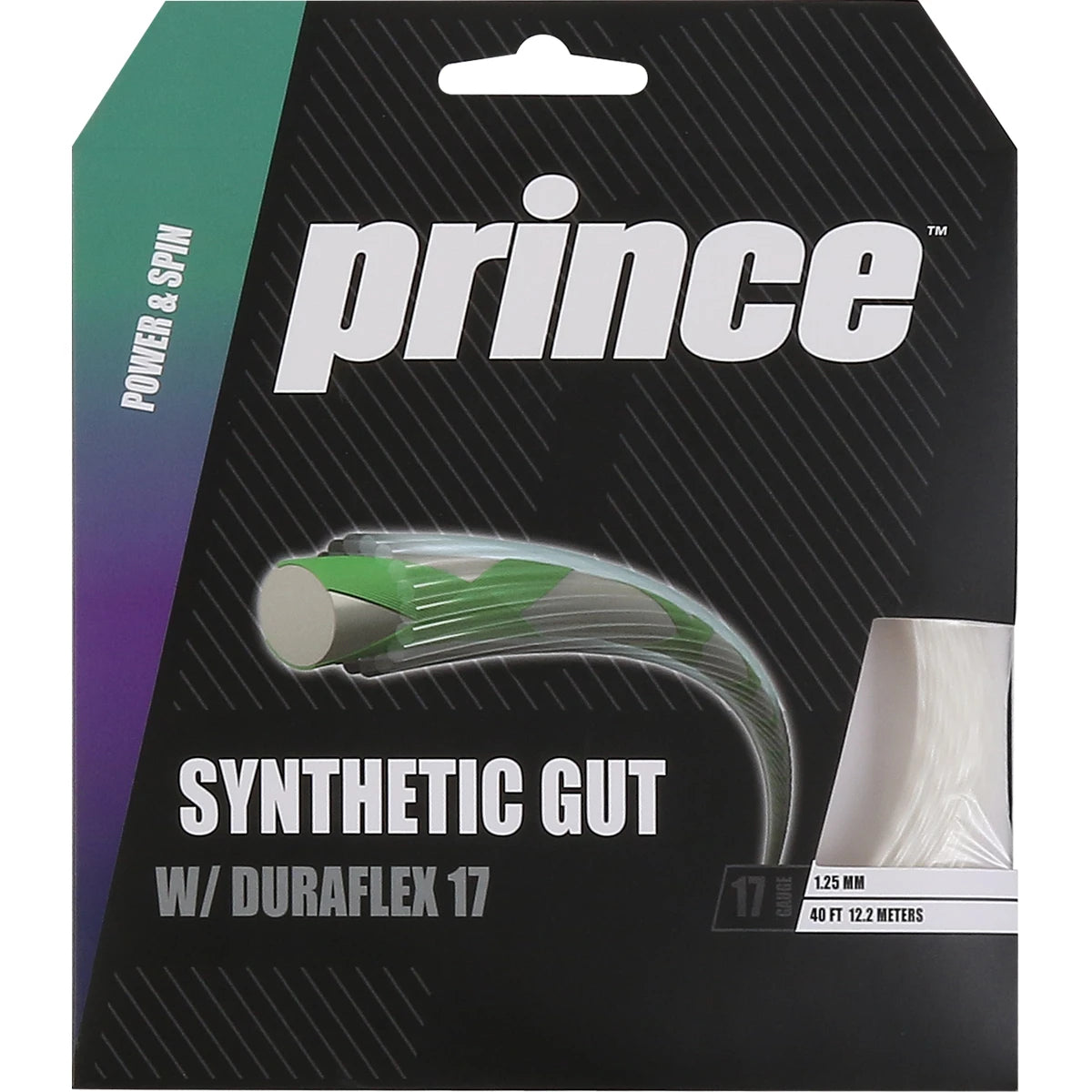 CORDAJE PRINCE SUPER SYNTHETIC GUT DURAFLEX 17 (12 METROS)