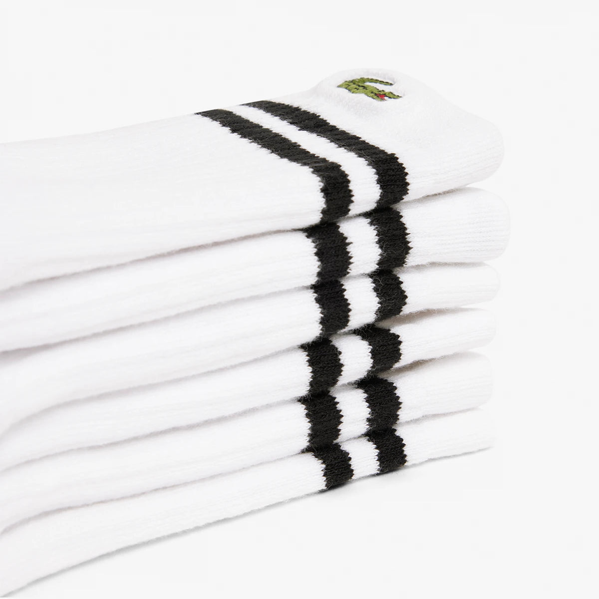 3 PARES DE CALCETINES LACOSTE JUNIOR CORE PERFORMANCE