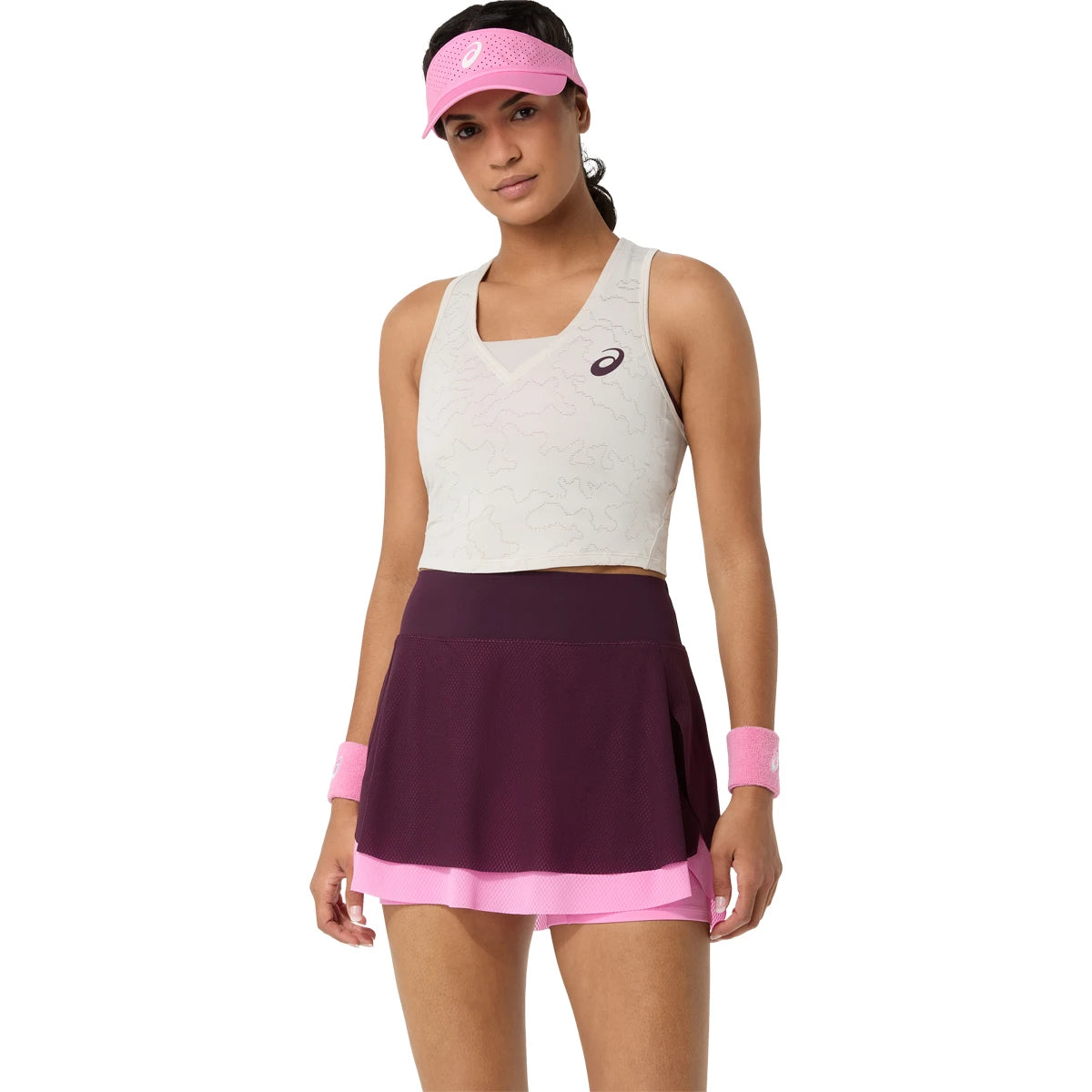 CAMISETA DE TIRANTES ASICS MUJER MATCH JACQUARD NEW YORK DÍA