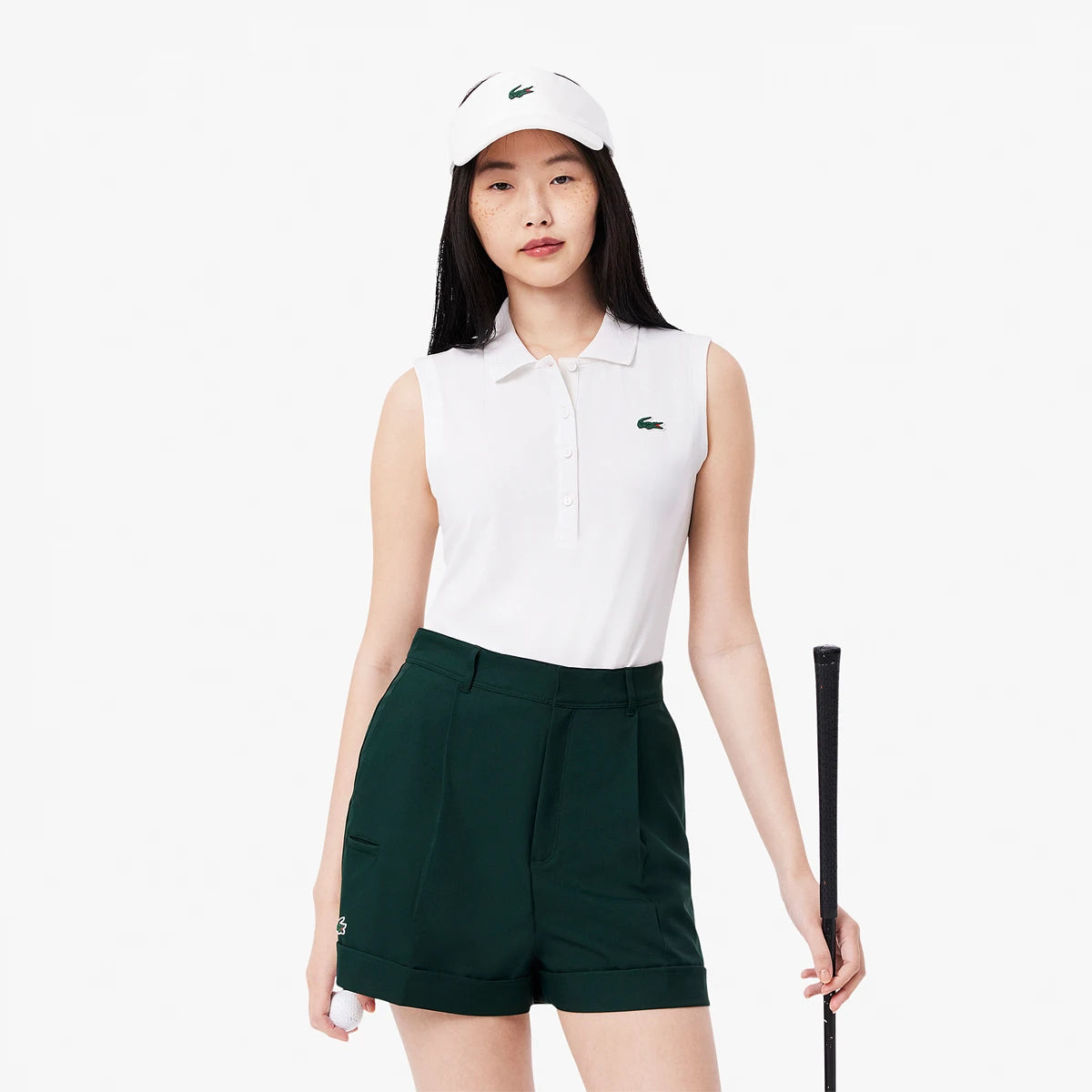 POLO LACOSTE MUJER CORE PERFORMANCE SIN MANGAS
