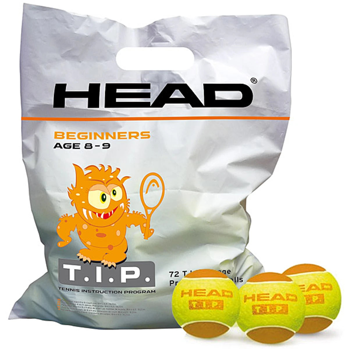 SOBRES DE 72 PELOTAS HEAD TIP NARANJA