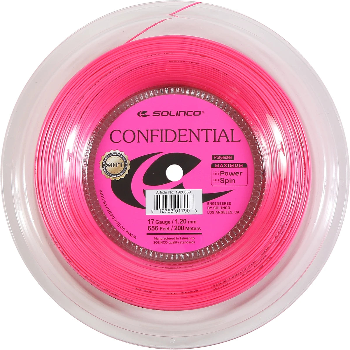 BOBINA SOLINCO CONFIDENTIAL SOFT PINK (200 METROS)
