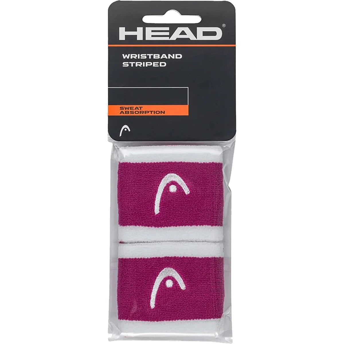 PAR DE MUÑEQUERAS HEAD SIMPLE 2.5" RAYADAS