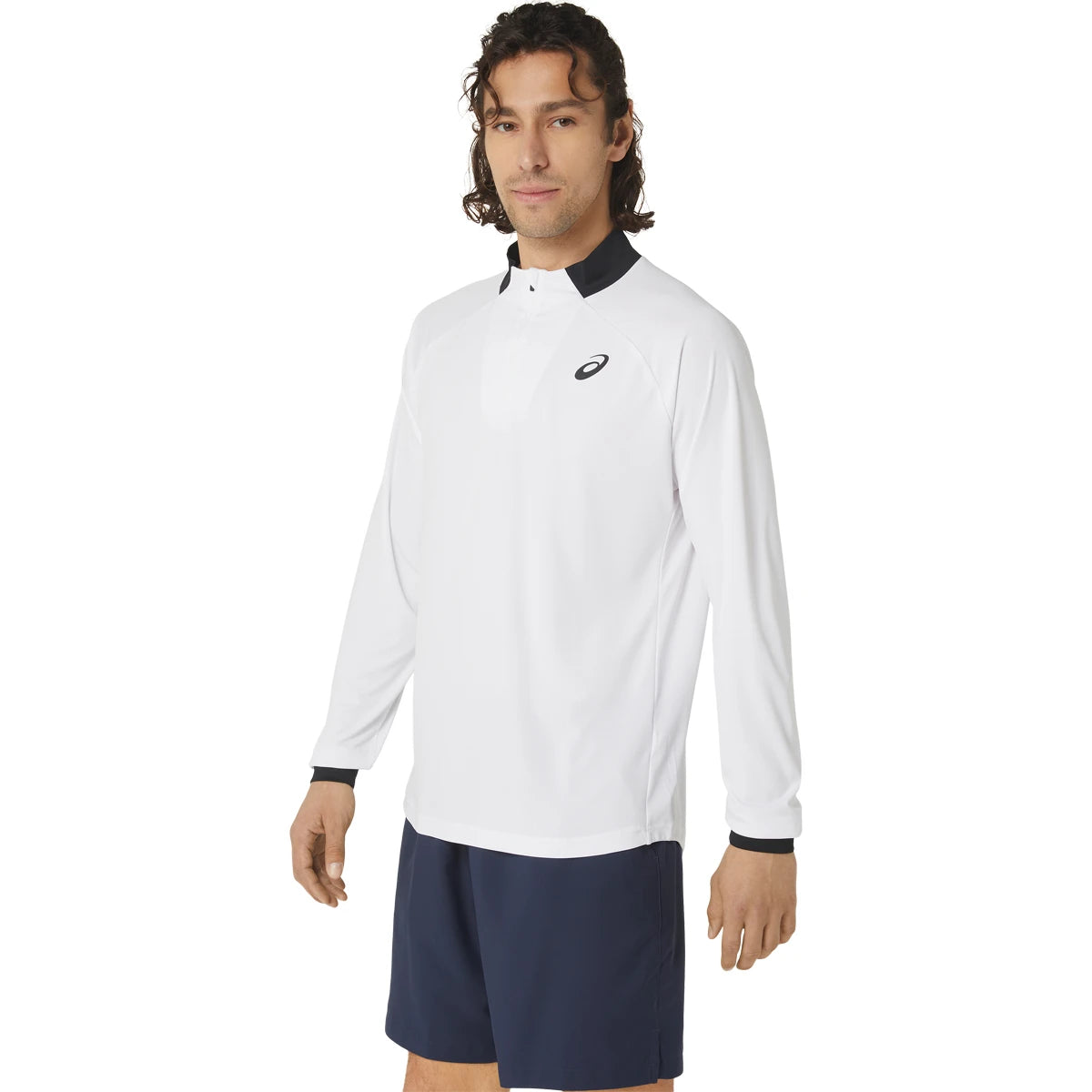 CAMISETA ASICS COURT MANGAS LARGAS 1/2 CREMALLERA