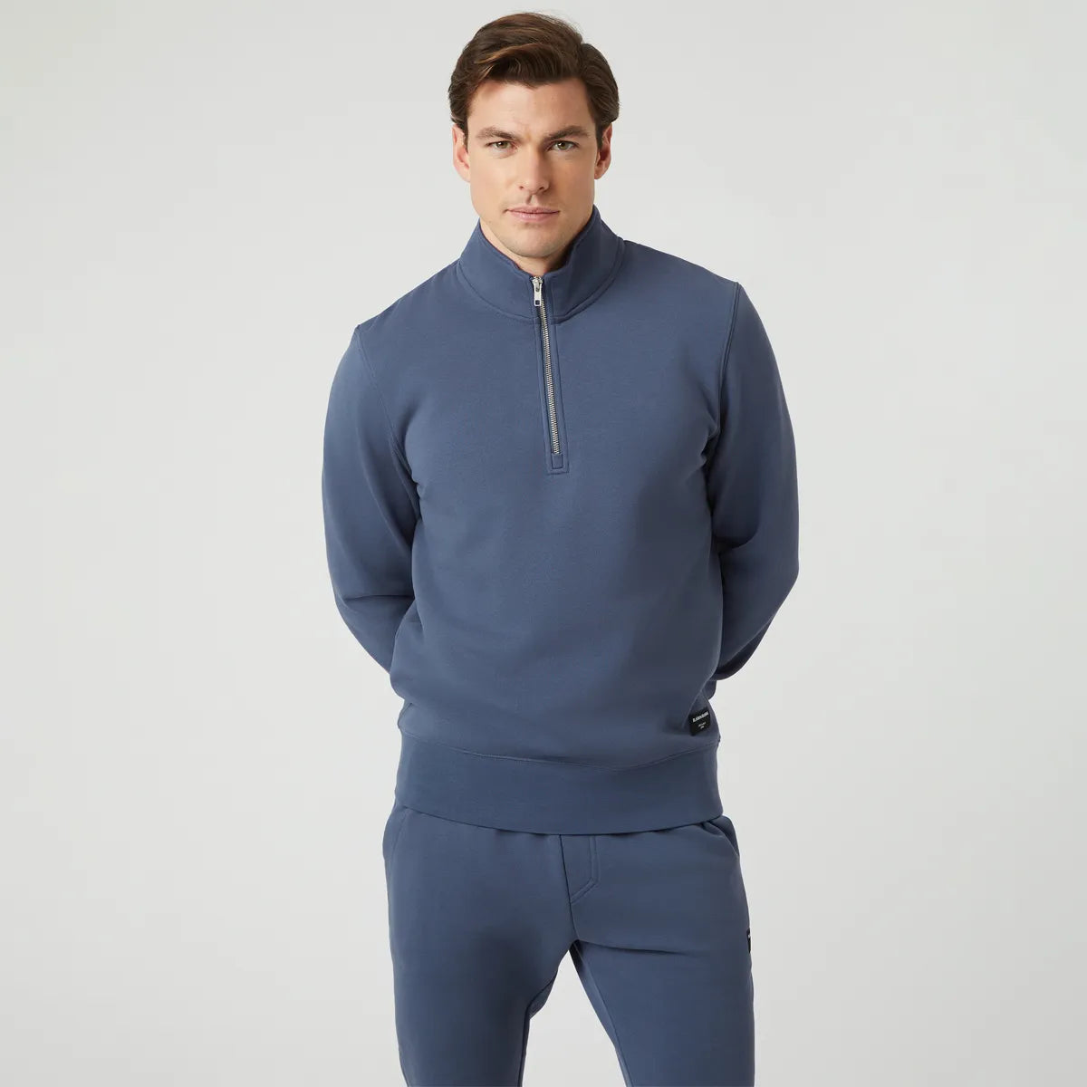 SUDADERA BJORN BORG ALGODÓN 1/4 CREMALLERA