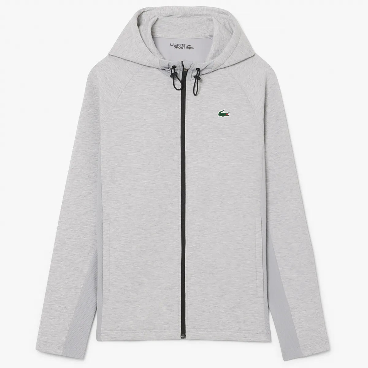 SUDADERA LACOSTE CORE PERFORMANCE CON CAPUCHA FZ MESH