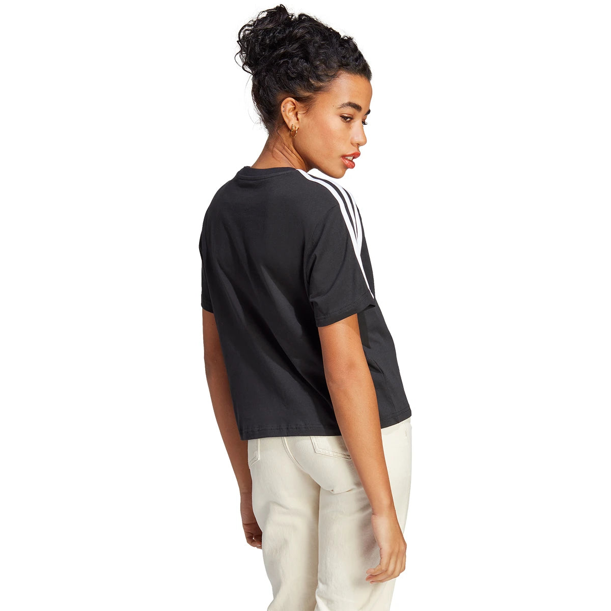 CAMISETA ADIDAS MUJER 3 BANDAS CROP TOP