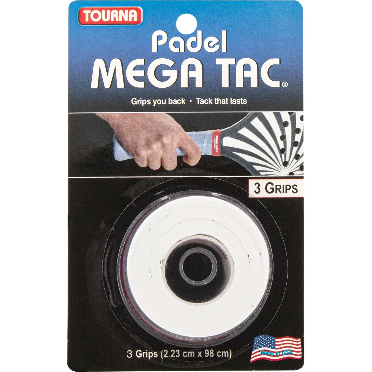 SOBREGRIPS TOURNA MEGATAC PADEL x3