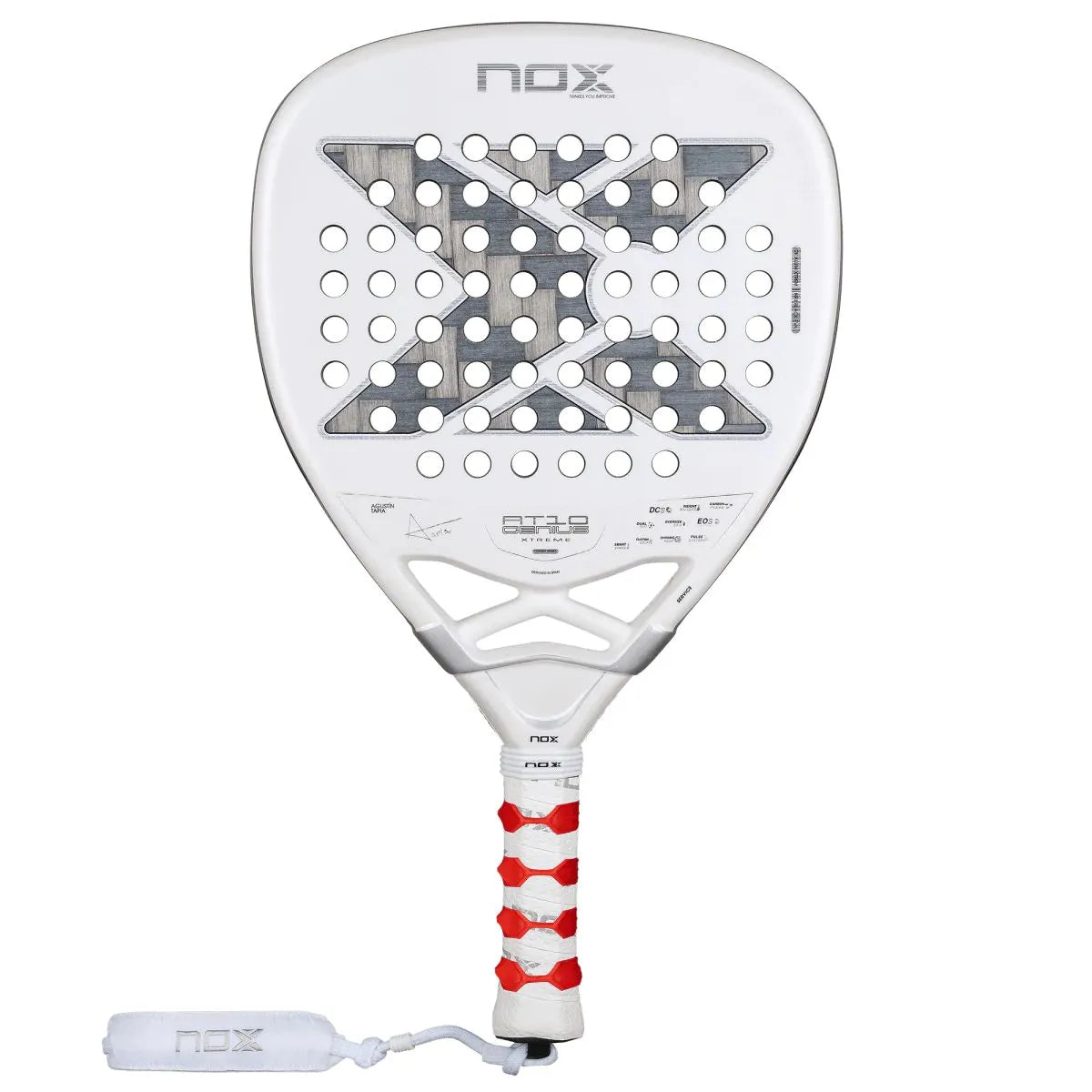 Raqueta Test de Pádel Nox AT10 Genius Attack 12K Alum Xtreme by Agustin Tapia
