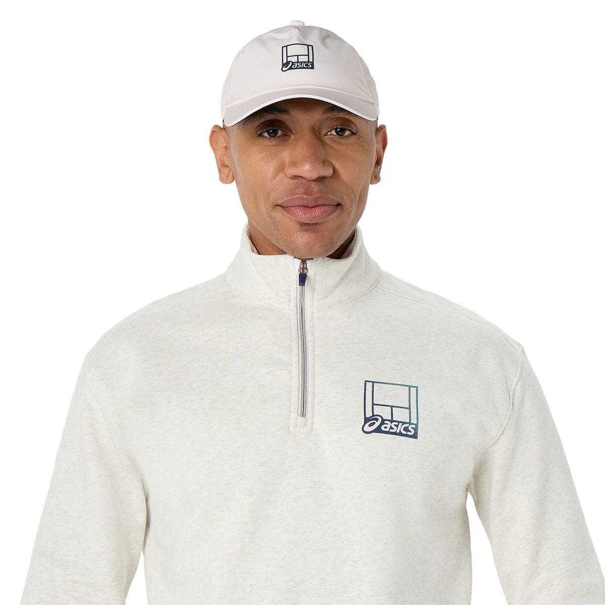 SUDADERA ASICS COURT GRAPHIC 1/2 CREMALLERA