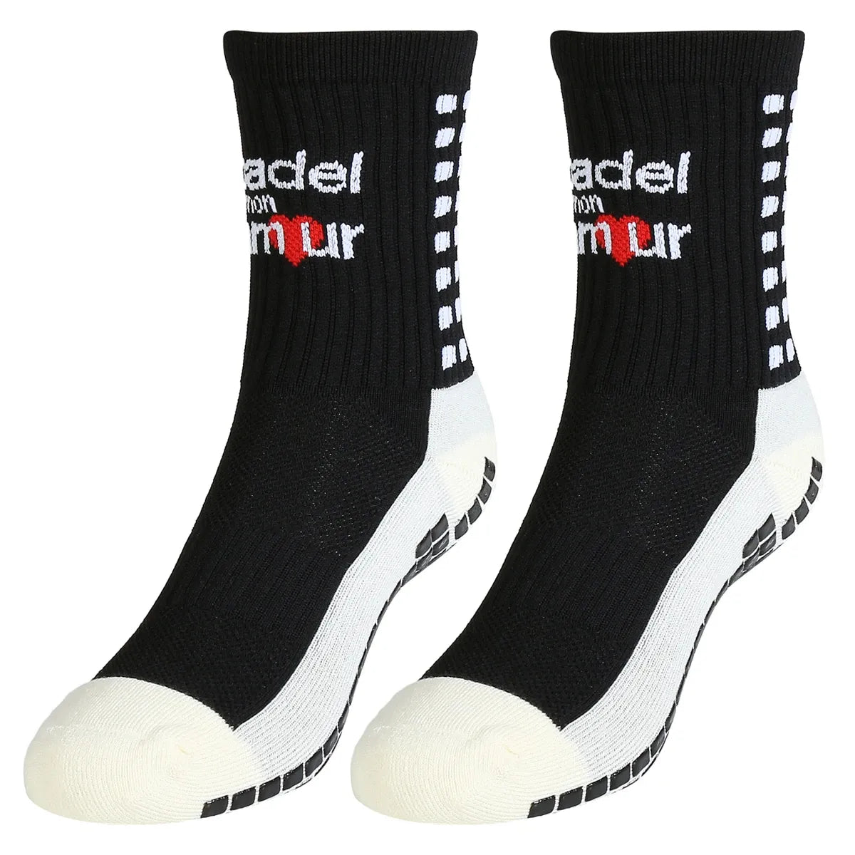2 PARES DE CALCETINES ANTIDESLIZANTES PADEL MON AMOUR TALLA ÚNICA (MID)
