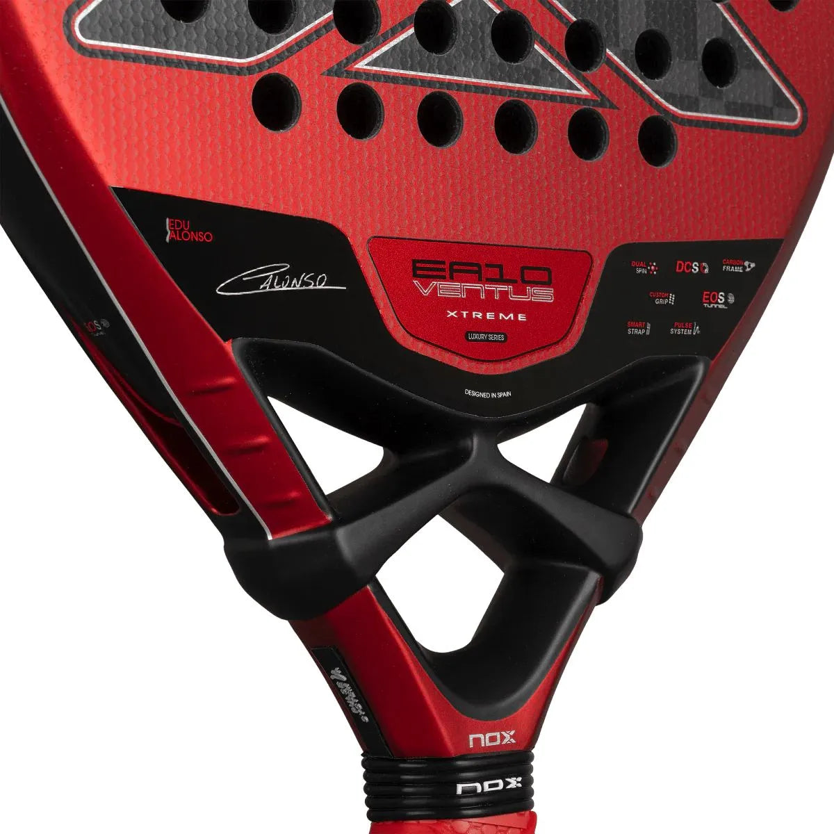 RAQUETA DE PÁDEL NOX EA10 VENTUS HYBRID 12K XTREME BY EDU ALONSO 2026
