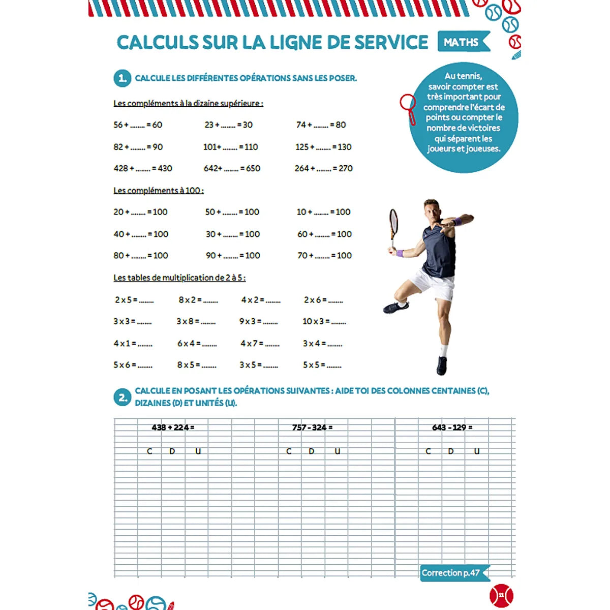 (FRANCÉS ÚNICAMENTE) EL CUADERNO DEPORTIVO WILSON CE1-CE2