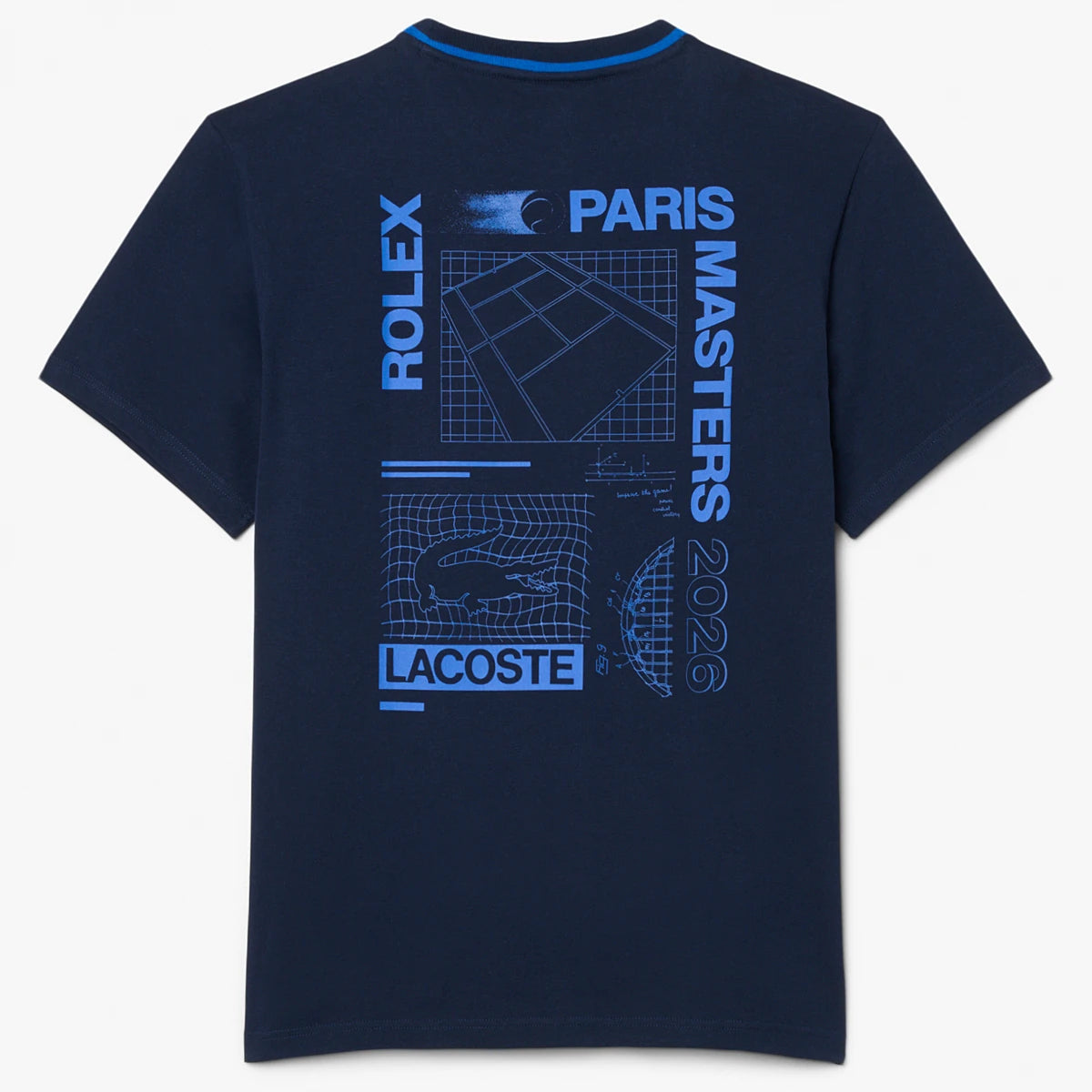 CAMISETA LACOSTE ROLEX PARIS MASTERS GRAPHIC