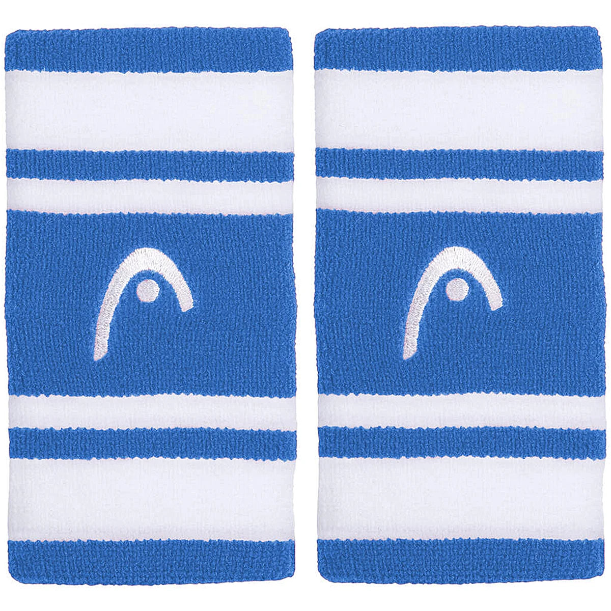 PAR DE MUÑEQUERAS HEAD DOBLE ANCHURA 5" RAYADAS