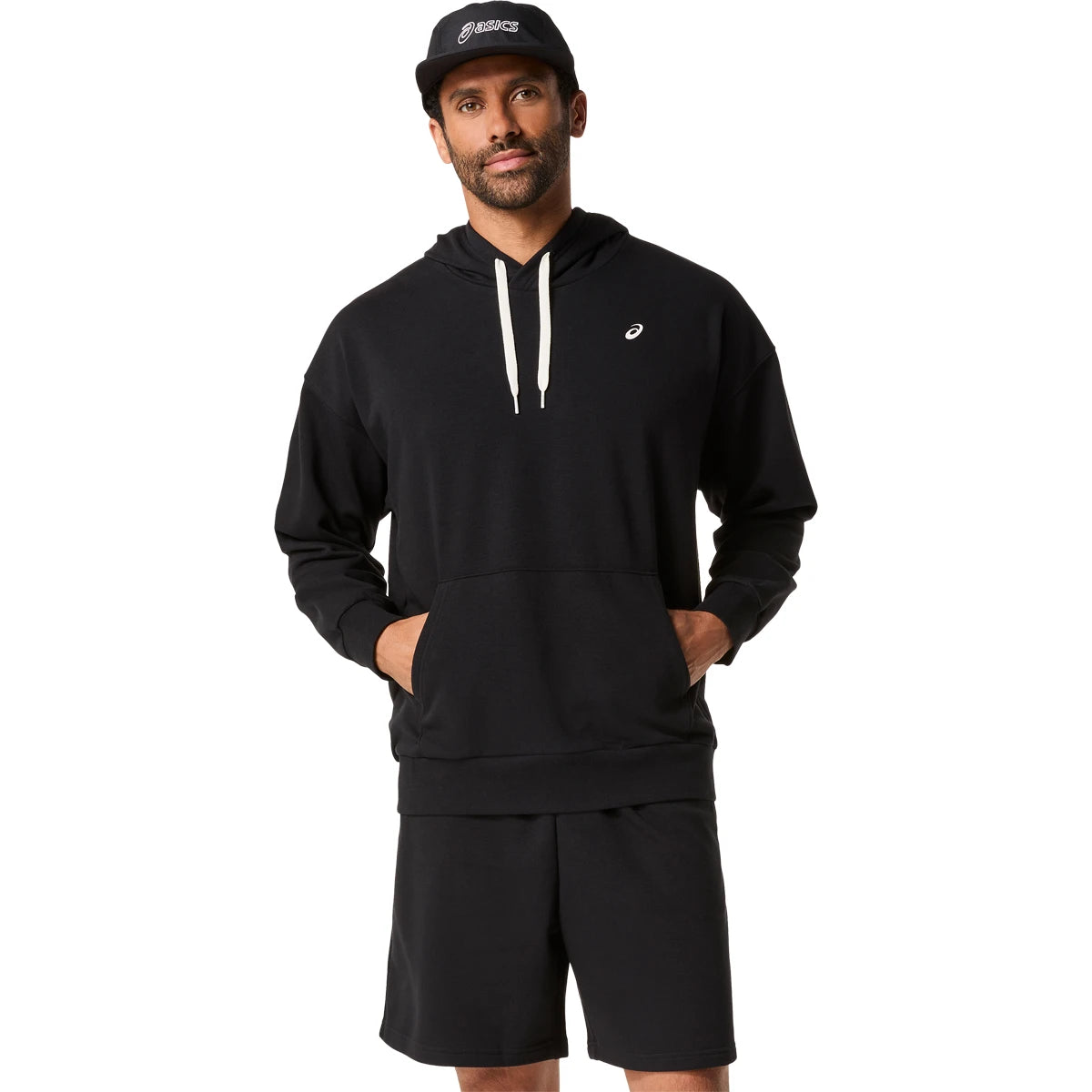 SUDADERA CON CAPUCHA ASICS FRENCH TERRY RELAJADA